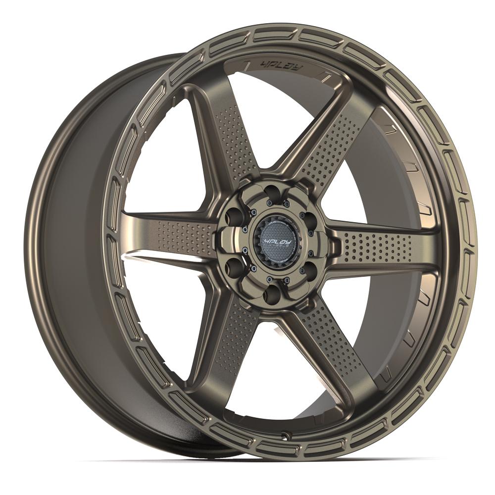 4Play 4PS63 Satin Bronze 22x9 -6 6x135|6x139.7mm 106.1mm - Wheelwiz