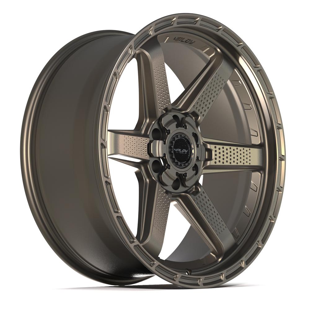 4Play 4PS63 Satin Bronze 22x9 -6 6x135|6x139.7mm 106.1mm - Wheelwiz