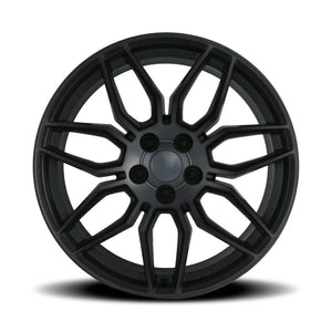 Factory Reproductions FR 401 Satin Titanium Grey Machine Face Wdark Clr 20x11 +52 5x120mm 66.9mm