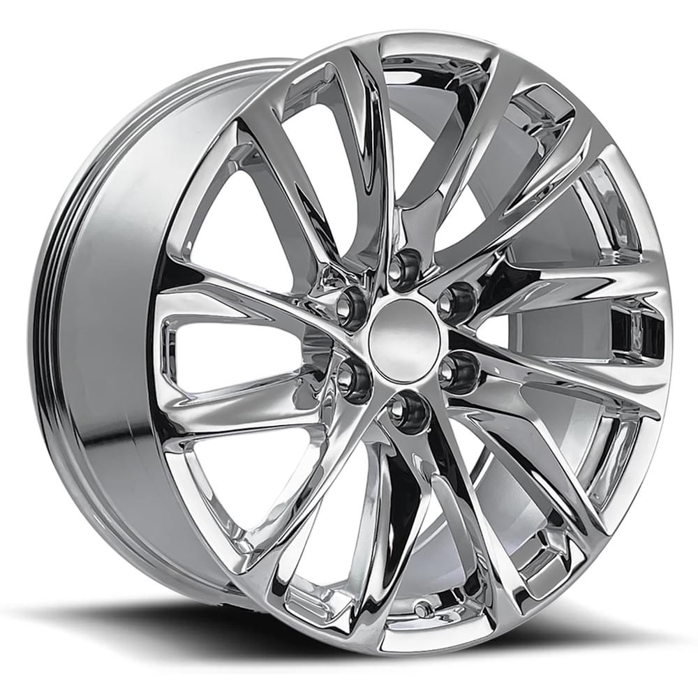 Factory Reproductions FR 98 Chrome 22x9 +28 6x139.7mm 78.1mm