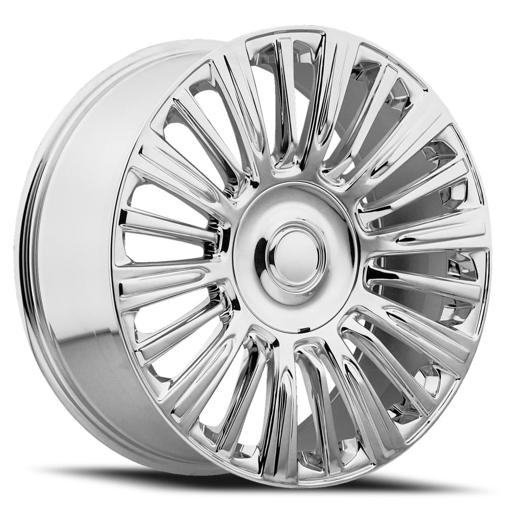 Factory Reproductions FR 91 Chrome 22x9 +28 6x139.7mm 78.1mm