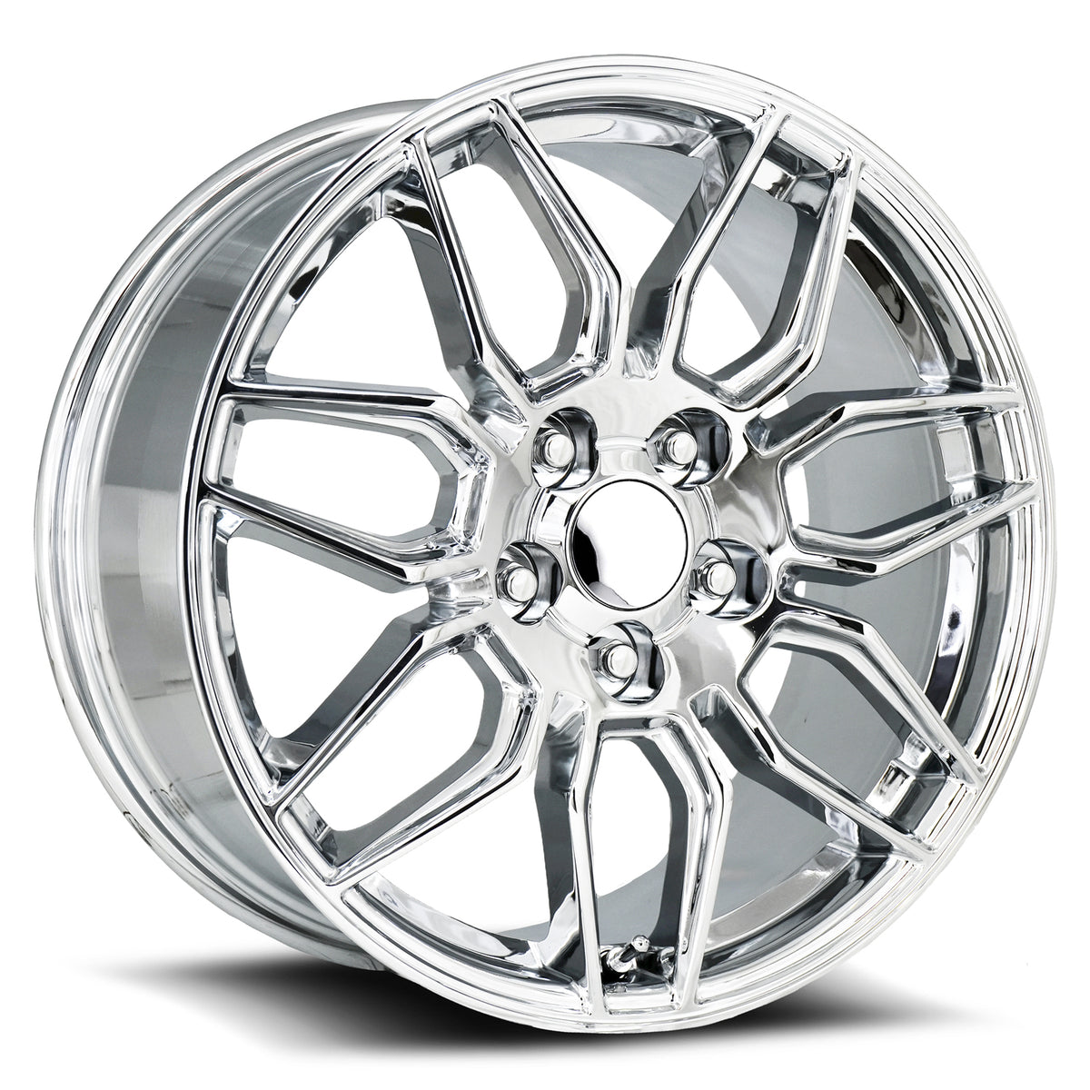 Factory Reproductions FR 401 Chrome 18x8.5 +54 5x120.65mm 70.3mm
