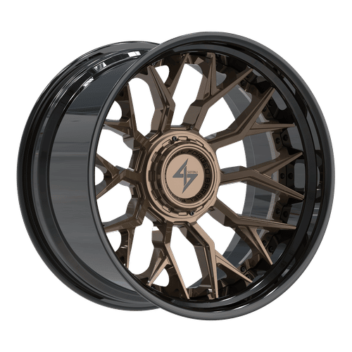 Sentali BFX2 Gloss Black Lip / Bronze Centre 22x10 -24 6x135|6x139.7mm 106.1mm