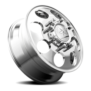 American Force 5 Holes DBO Polished 19.5x6.75 +141 8x165.1mm 117mm - Wheelwiz
