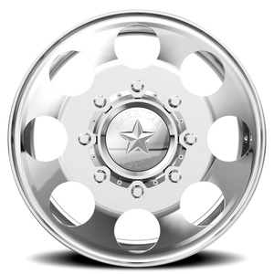 American Force 5 Holes DBO Polished 19.5x6.75 -123 8x170mm 125mm - Wheelwiz