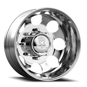 American Force 5 Holes DBO Polished 19.5x6.75 -123 8x165.1mm 122mm - Wheelwiz
