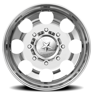 American Force 5 Holes DBO Polished 19.5x6.75 -123 8x170mm 125mm - Wheelwiz