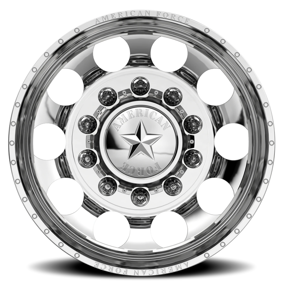 American Force 5 Holes DRW Polished 26x8.25 -130 8x170mm 125mm - Wheelwiz