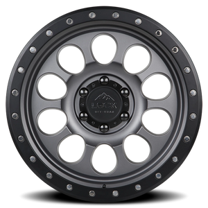 Lock Offroad 50CAL Matte Grey W/ Matte Black Ring 20x9 0 6x135mm 87.1mm