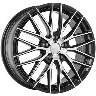 DAI RENNSPORT Gloss Black - Machined Face 17x7 +45 5x114.3mm 73.1mm