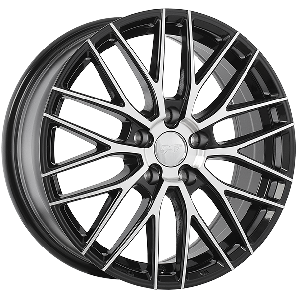 DAI RENNSPORT Gloss Black - Machined Face 19x8 +45 5x114.3mm 73.1mm - Wheelwiz