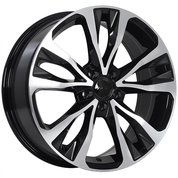ART Replica REPLICA 126 Gloss Black - Machined Face 17x7 +39 5x100mm 54.1mm - WheelWiz
