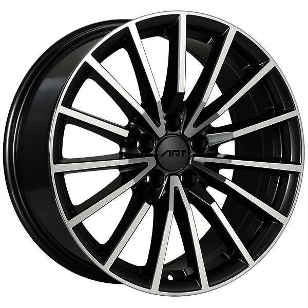 ART Replica REPLICA 128 Gloss Black - Machined Face 18x8 +35 5x112mm 66.5mm - Wheelwiz