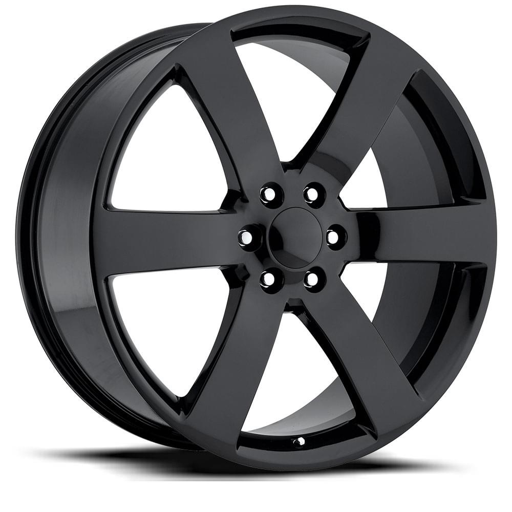 Factory Reproductions FR 32 Gloss Black 22x9 +45 6x127mm 78.1mm