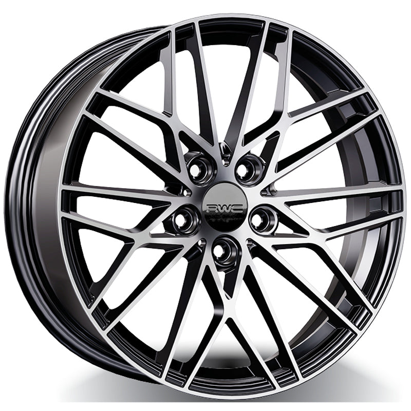 RWC 51 Machine Black 19x9 +37 5x120mm 72.6mm - Wheelwiz