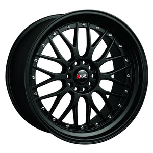 XXR Wheels 521 Flat Black 17x7 +38 4x100|4x114.3 73.1mm - Wheelwiz