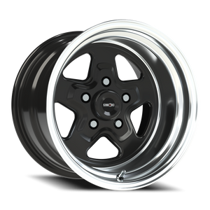Vision Wheel 521H Gloss Black Machined Lip 15x10 -25 5x114.3mm 83.1mm - Wheelwiz