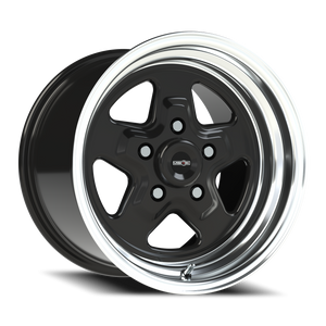 Vision Wheel 521H Gloss Black Machined Lip 15x10 +25 5x114.3mm 83.1mm - Wheelwiz