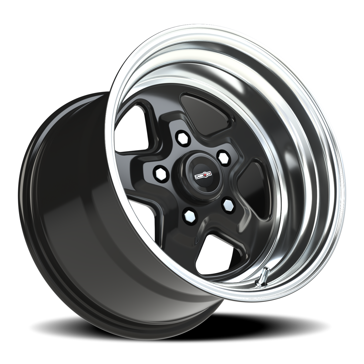 Vision Wheel 521H Gloss Black Machined Lip 15x10 0 5x127mm 83.1mm - Wheelwiz