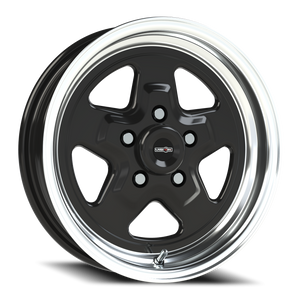 Vision Wheel 521H Gloss Black Machined Lip 15x4 -19 5x120.65mm 83.1mm - Wheelwiz