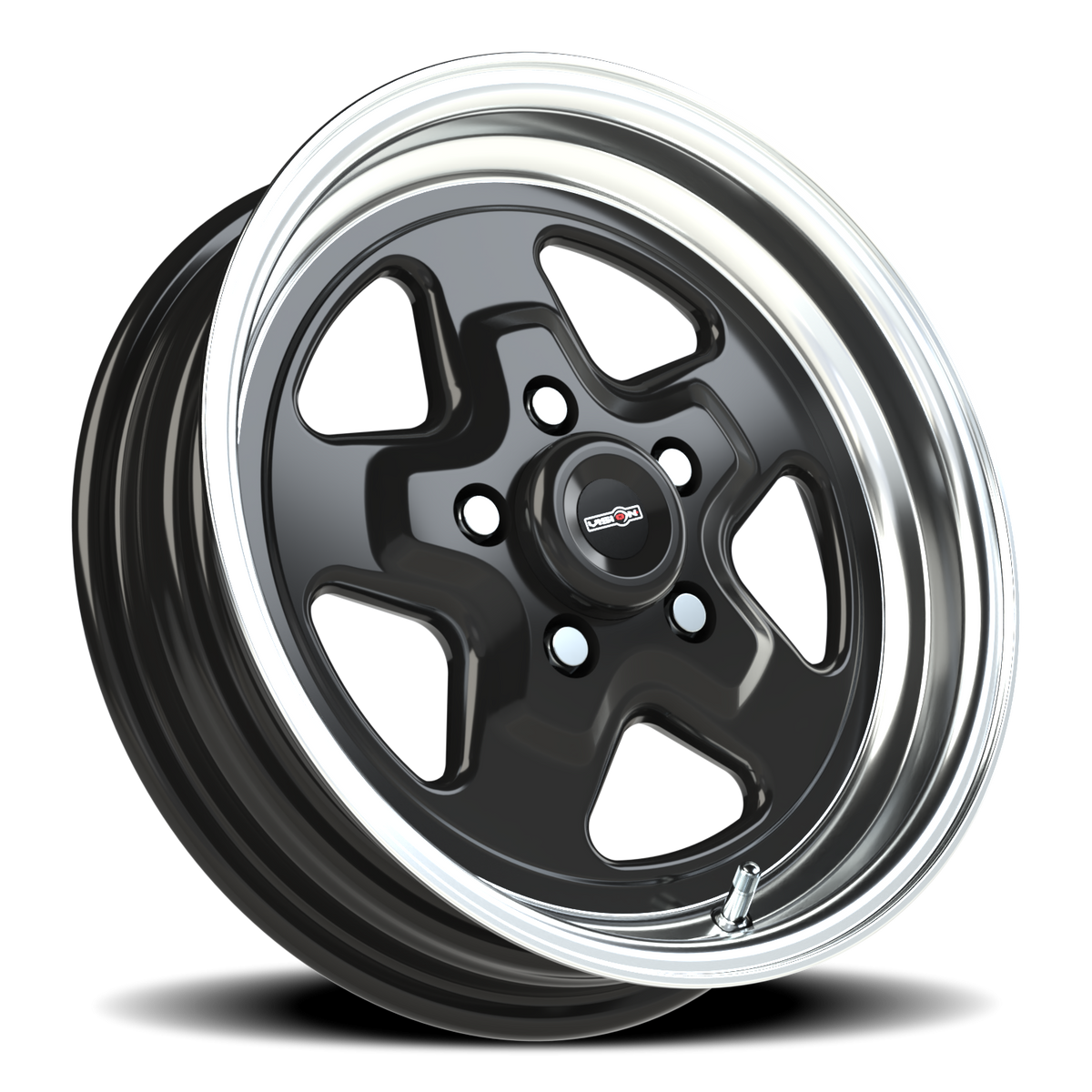 Vision Wheel 521H Gloss Black Machined Lip 15x4 -19 5x120.65mm 83.1mm - Wheelwiz