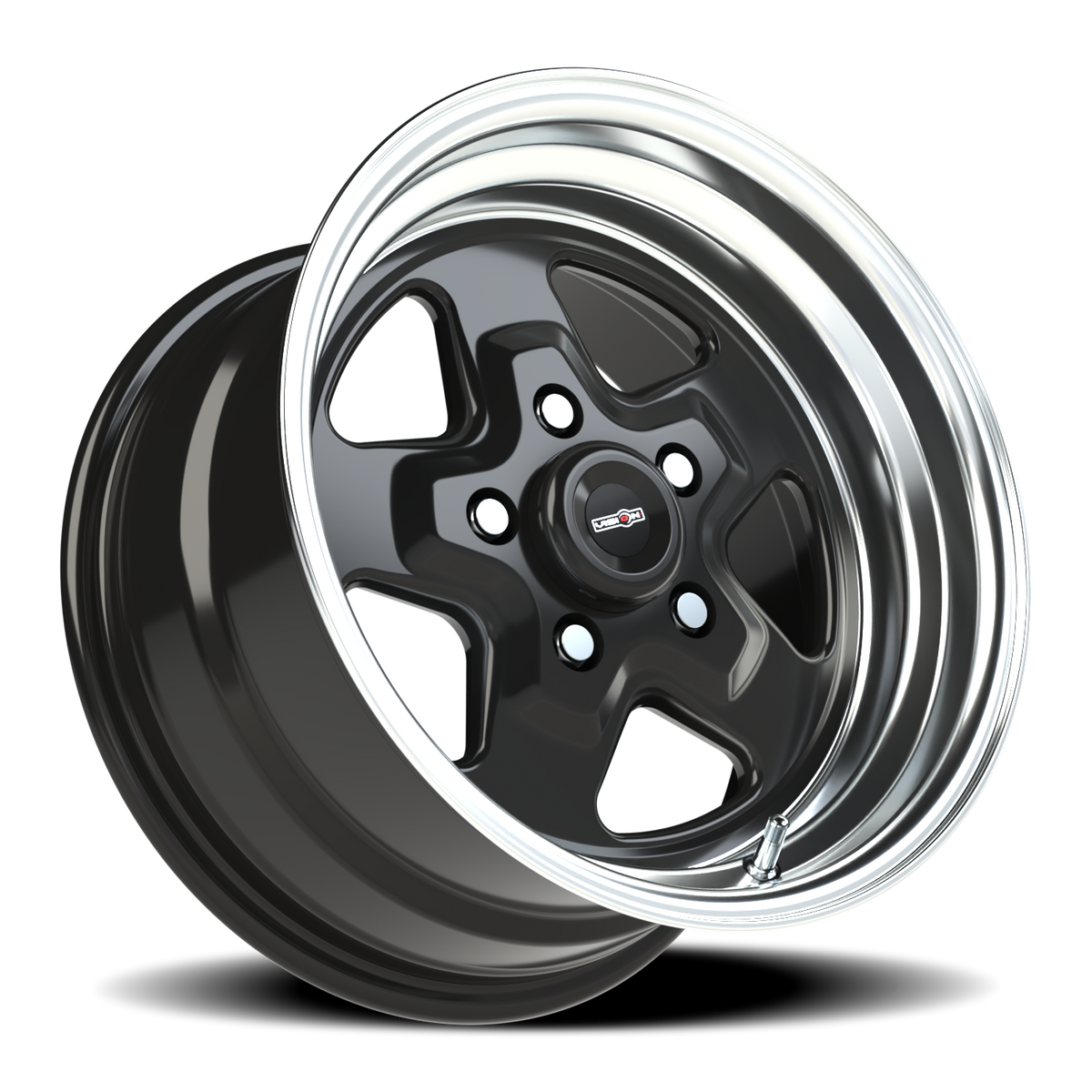 Vision Wheel 521H Gloss Black Machined Lip 15x8 0 5x120.65mm 83.1mm - Wheelwiz