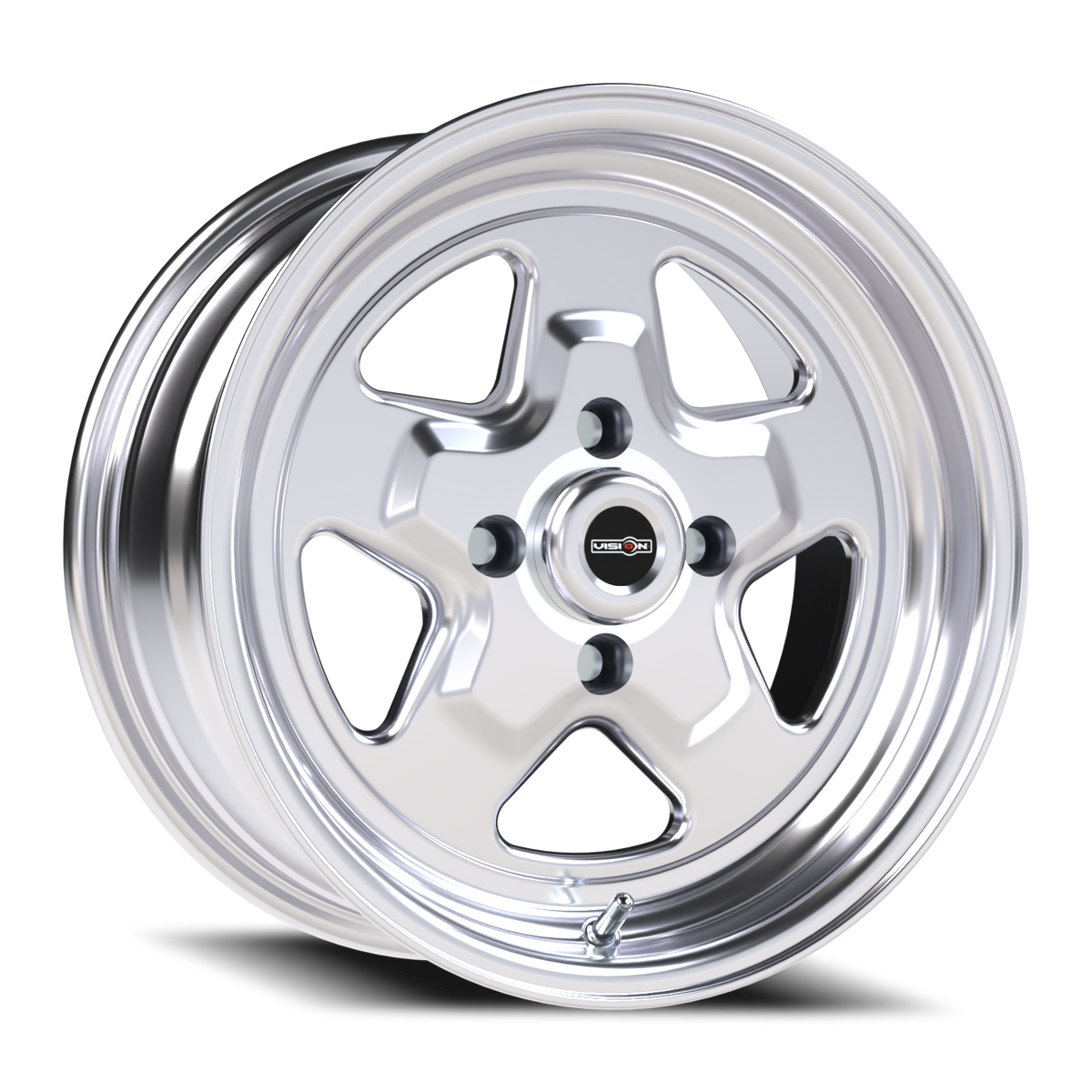 Vision Wheel 521H Polished 15x7 0 4x108mm 72.6mm - Wheelwiz