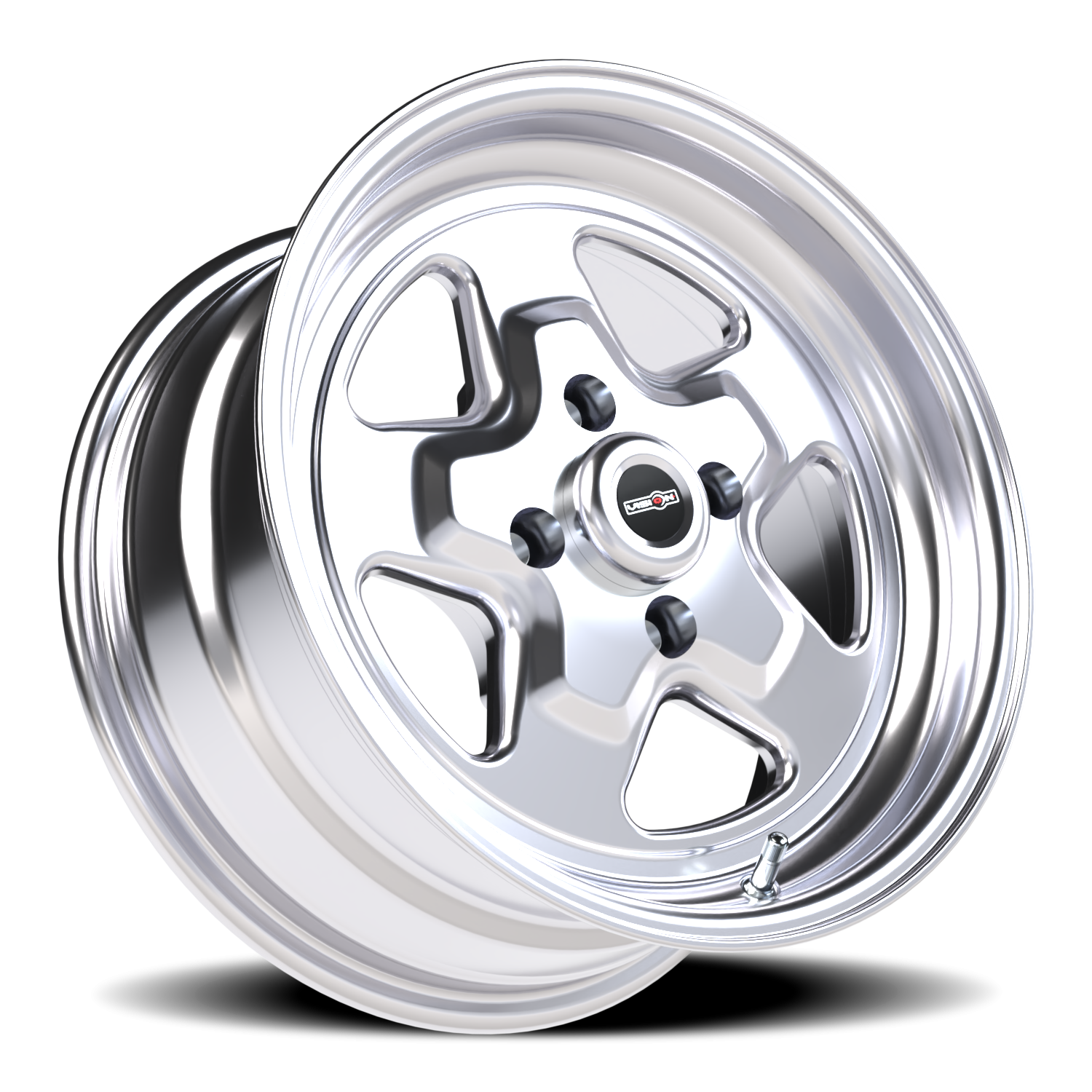 Vision Wheel 521H Polished 15x7 0 4x108mm 72.6mm - Wheelwiz