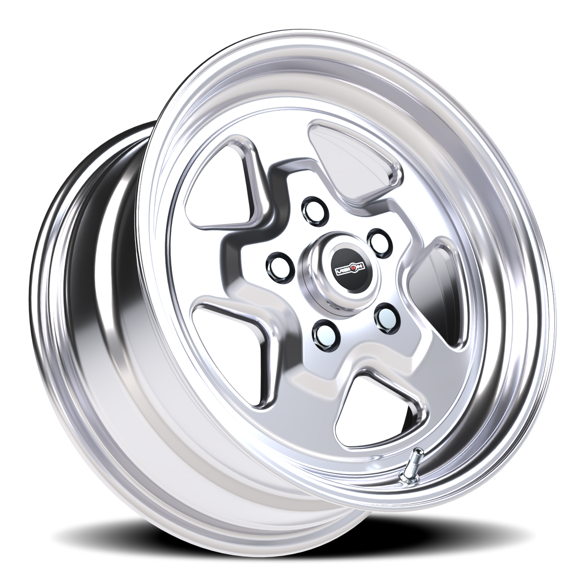 Vision Wheel 521H Polished 15x7 +20 4x108mm 72.6mm - Wheelwiz