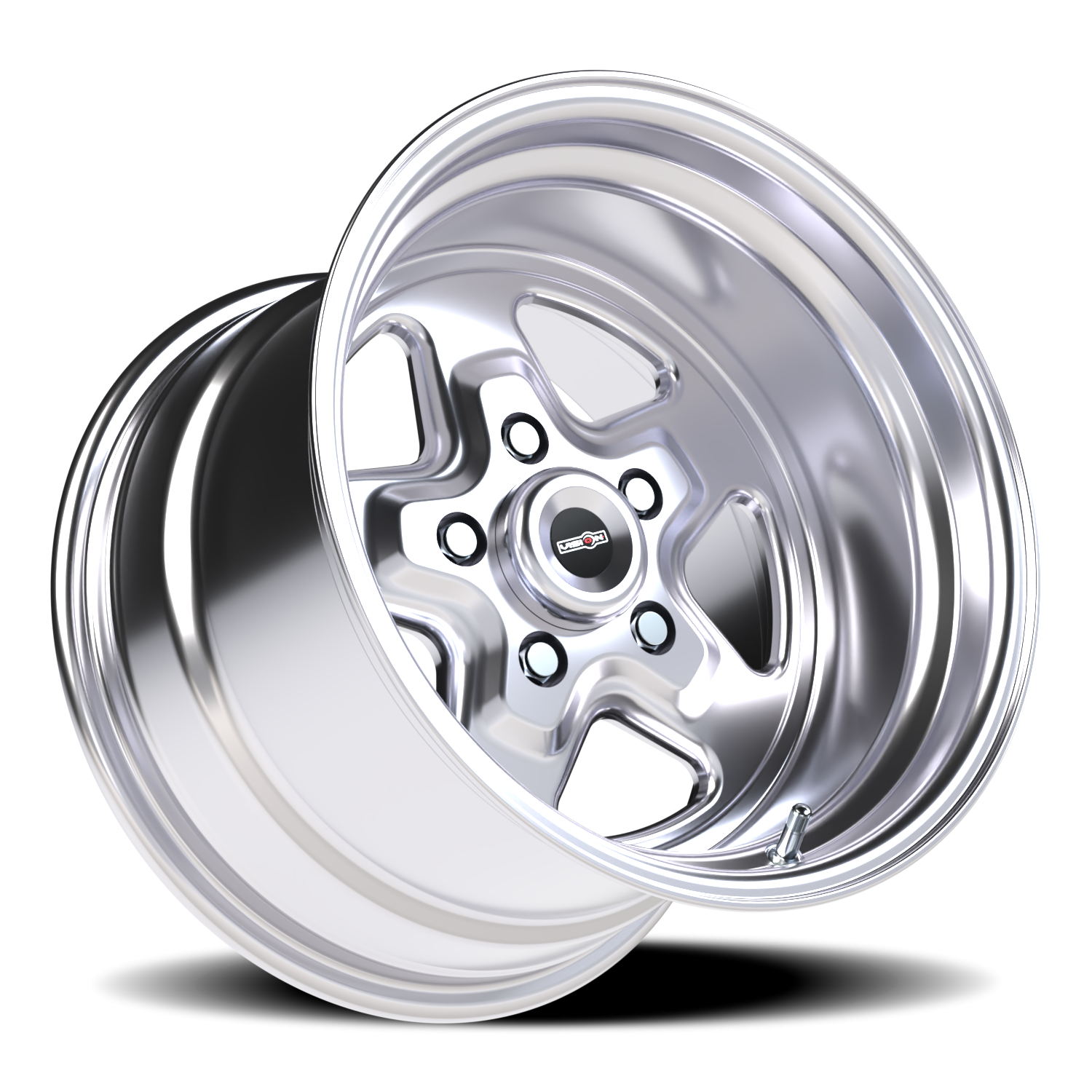 Vision Wheel 521H Polished 15x10 -25 5x120.65mm 83.1mm - Wheelwiz