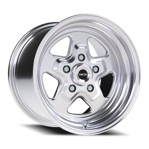 Vision Wheel 521H Polished 15x10 +25 5x114.3mm 83.1mm - Wheelwiz