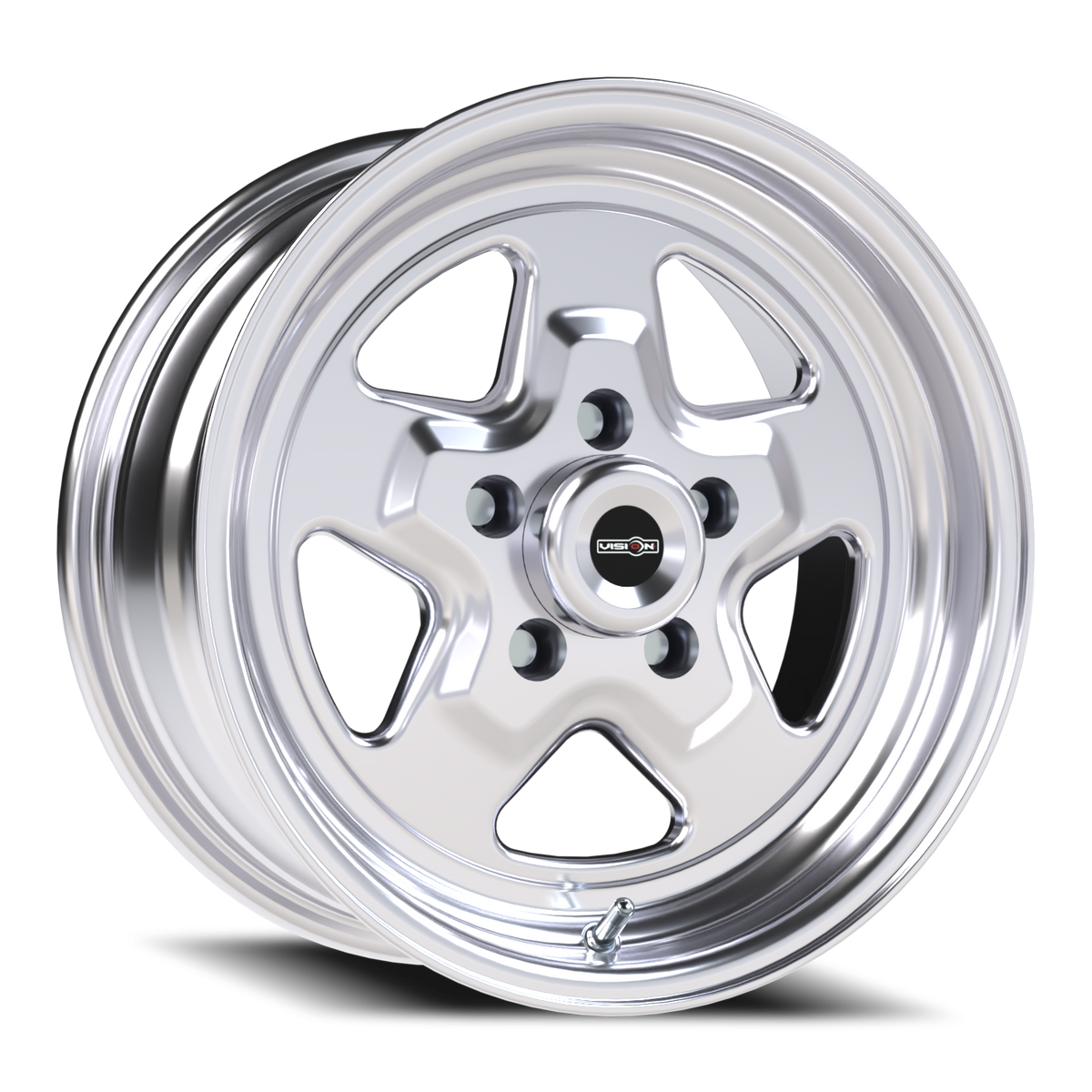 Vision Wheel 521H Polished 15x7 0 5x114.3mm 83.1mm - Wheelwiz