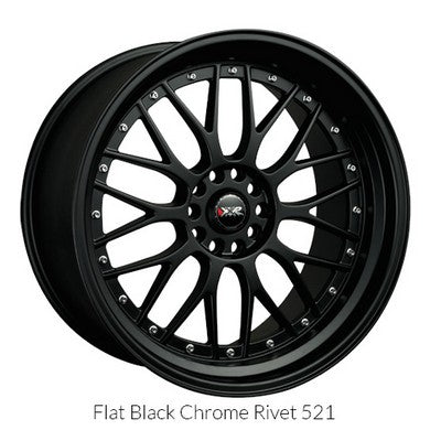 XXR Wheels XXR 521 Flat Black 17x7 +38 4x100|4x114.3mm 73.1mm - Wheelwiz