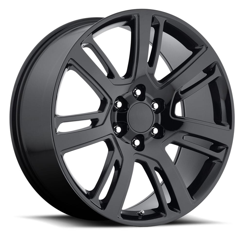 Factory Reproductions FR 48 Gloss Black 22x9 +31 6x139.7mm 78.1mm