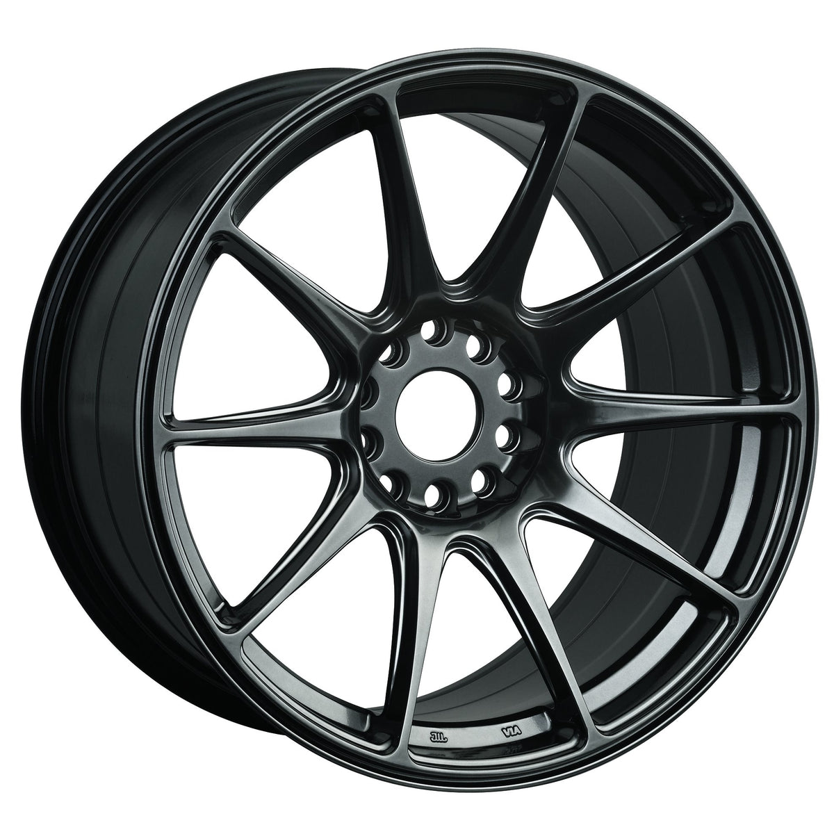 XXR Wheels 527 Chromium Black 18x8.75 +20 5x100|5x114.3 73.1mm - Wheelwiz