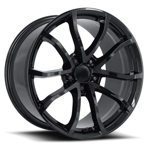 Factory Reproductions FR 25 Gloss Black 19x10 +40 5x120.65mm 70.3mm
