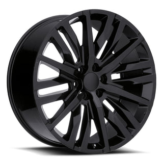 Factory Reproductions FR 97 Gloss Black 22x9 +28 6x139.7mm 78.1mm