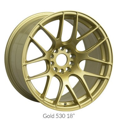 XXR Wheels XXR 530 Gold 18x9.75 +20 5x100|5x114.3mm 73.1mm - Wheelwiz