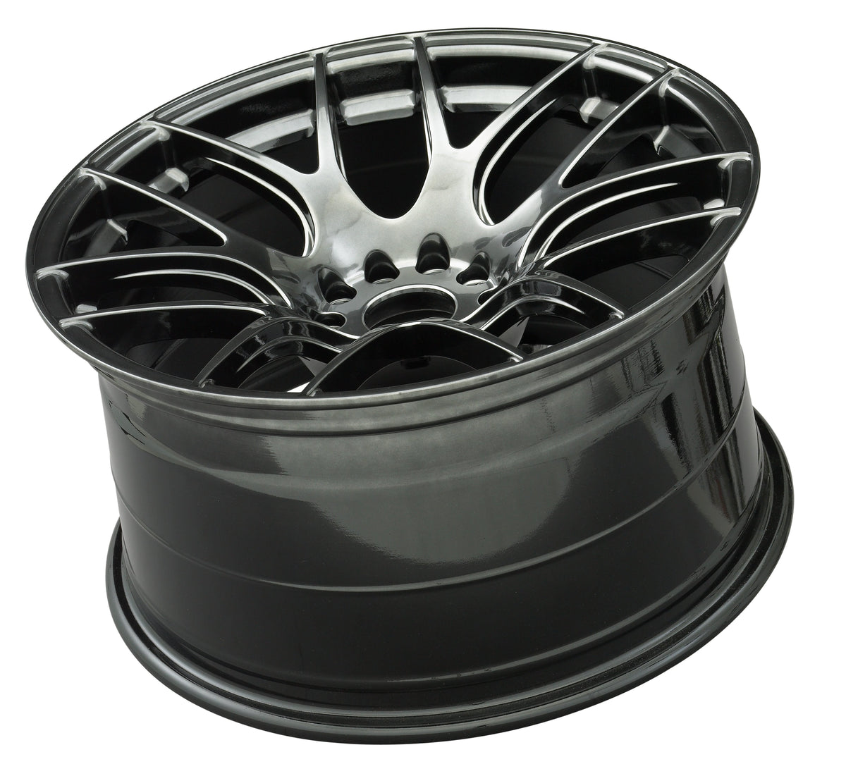 XXR Wheels 530 Chromium Black 17x7 +35 4x100|4x114.3 73.1mm - Wheelwiz
