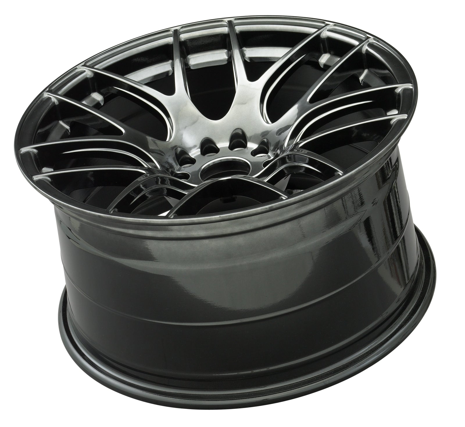 XXR Wheels 530 Chromium Black 17x7 +35 4x100|4x114.3 73.1mm - Wheelwiz