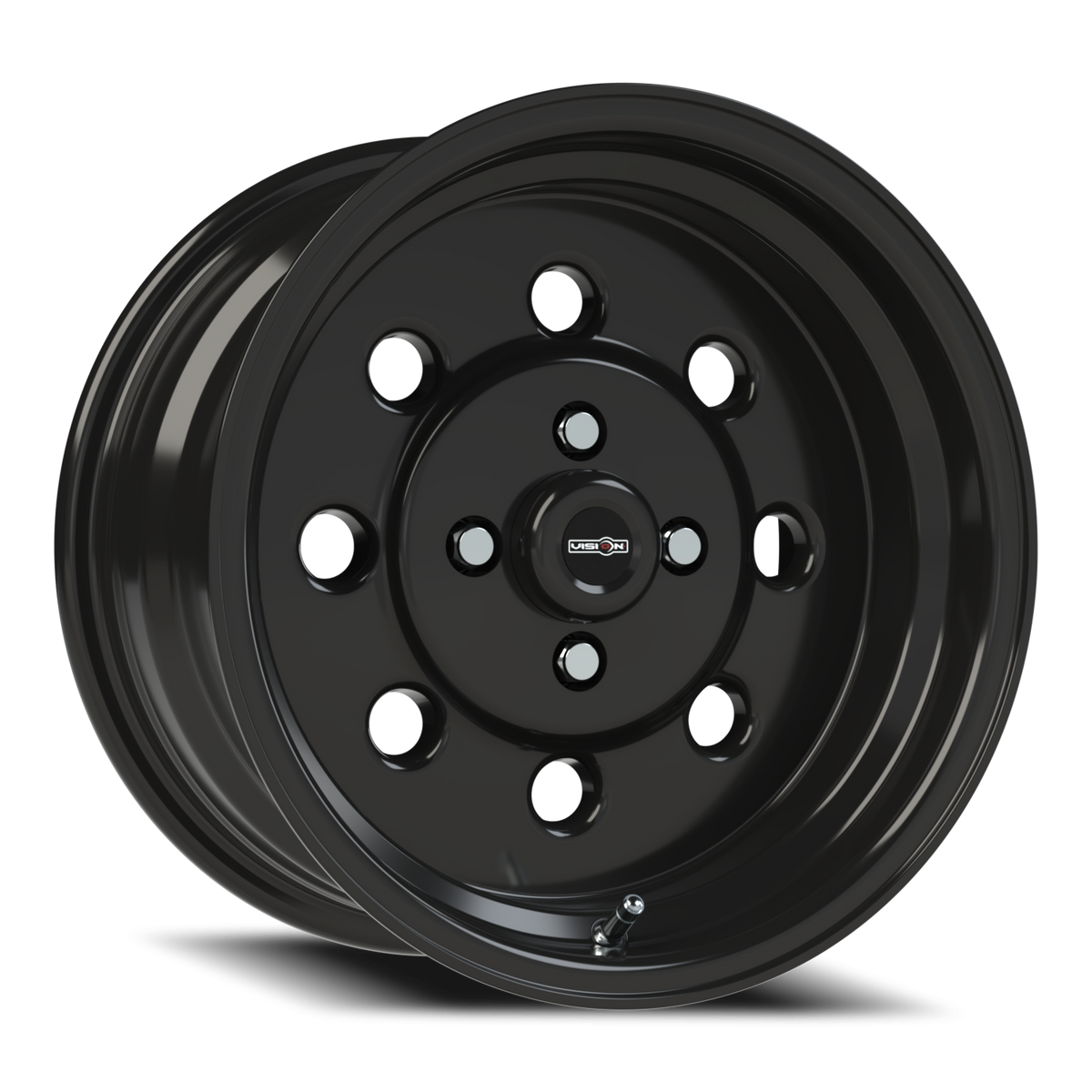 Vision Wheel 531 Gloss Black 15x8 +27 4x108mm 72.6mm - Wheelwiz