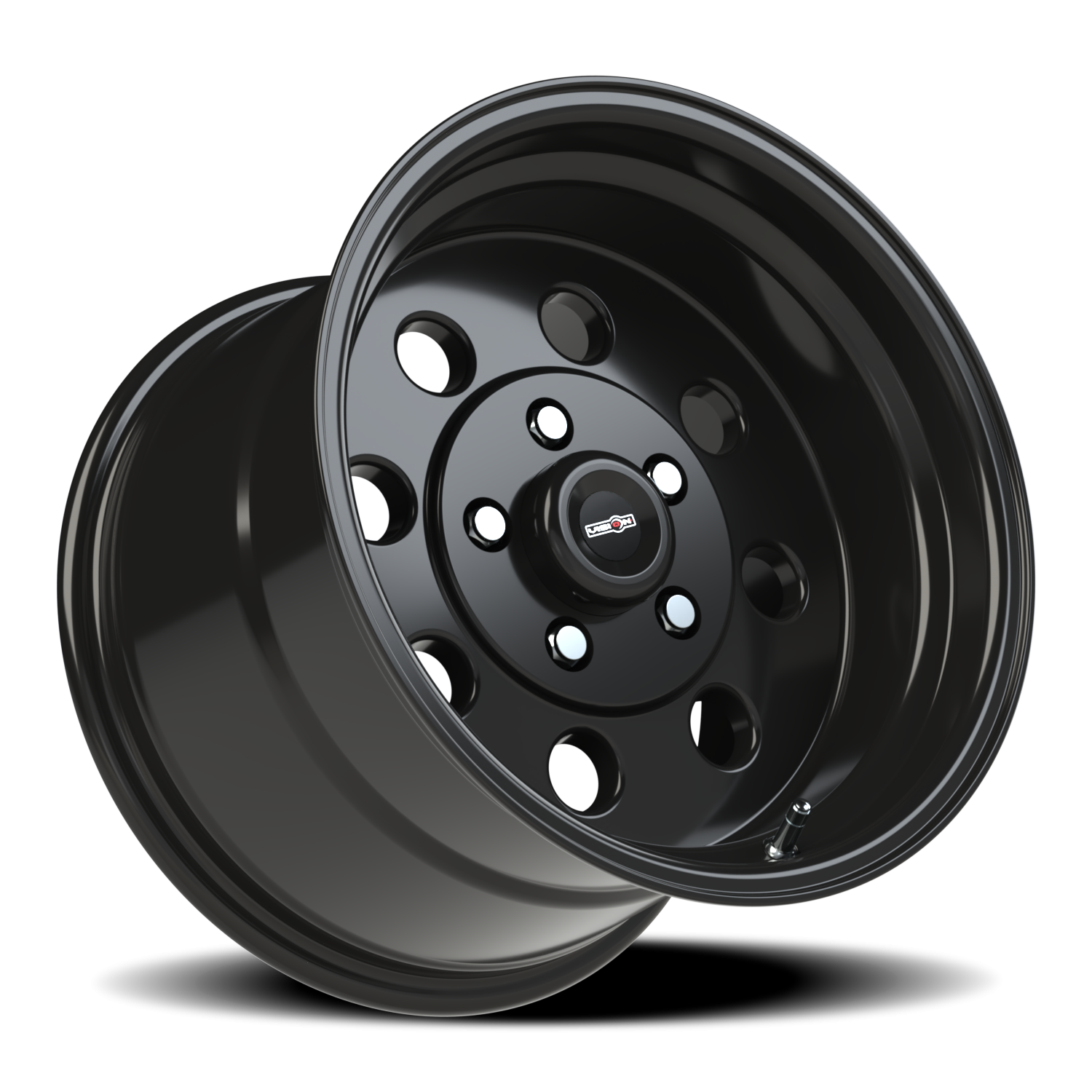 Vision Wheel 531 Gloss Black 15x10 0 5x114.3mm 83.1mm - Wheelwiz