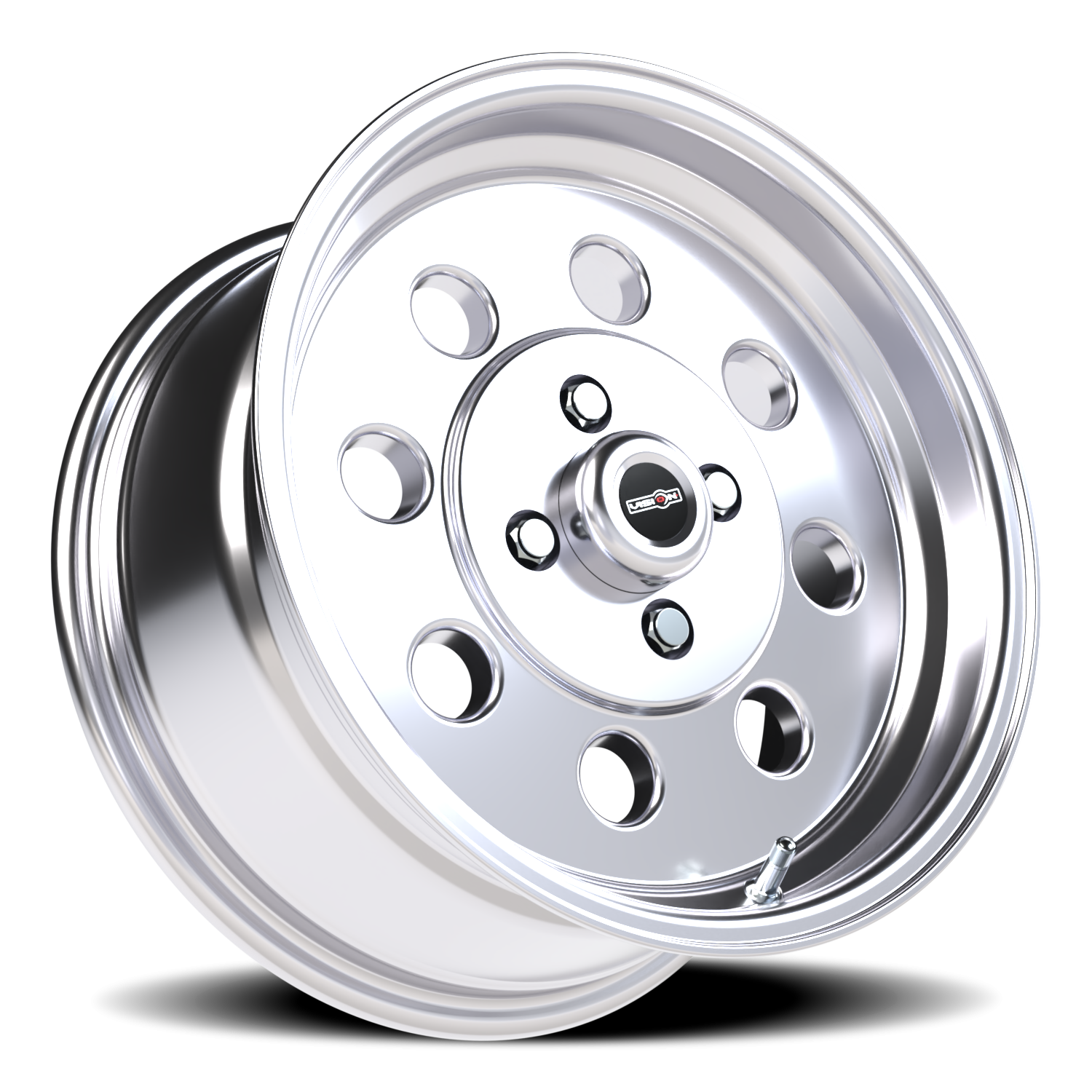 Vision Wheel 531 Polished 15x7 +20 4x108mm 72.6mm - Wheelwiz
