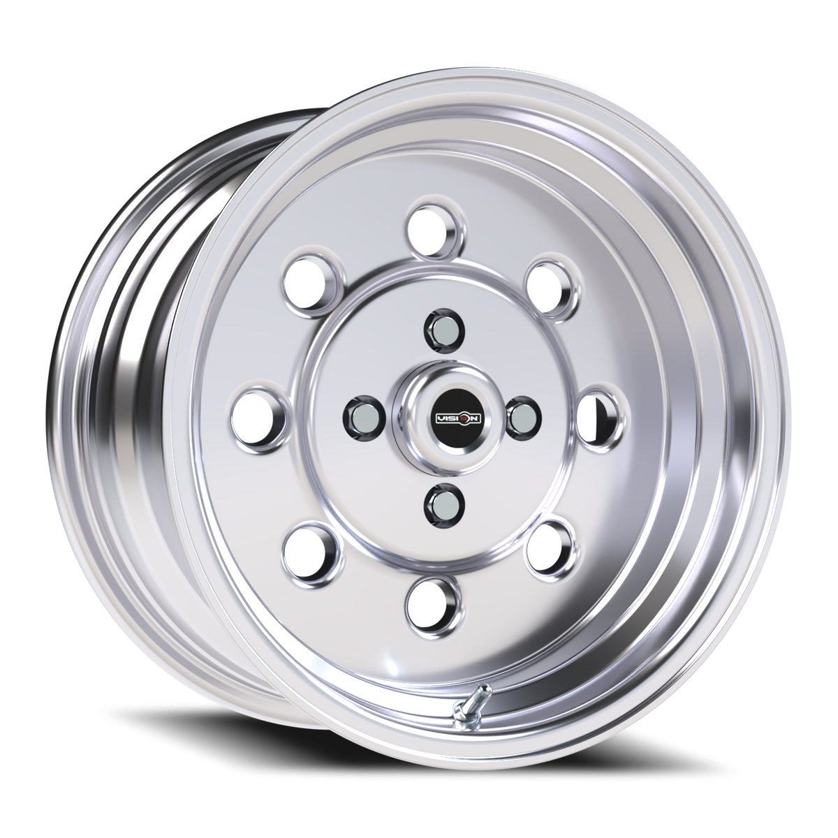 Vision Wheel 531 Polished 15x8 0 4x108mm 72.6mm - Wheelwiz