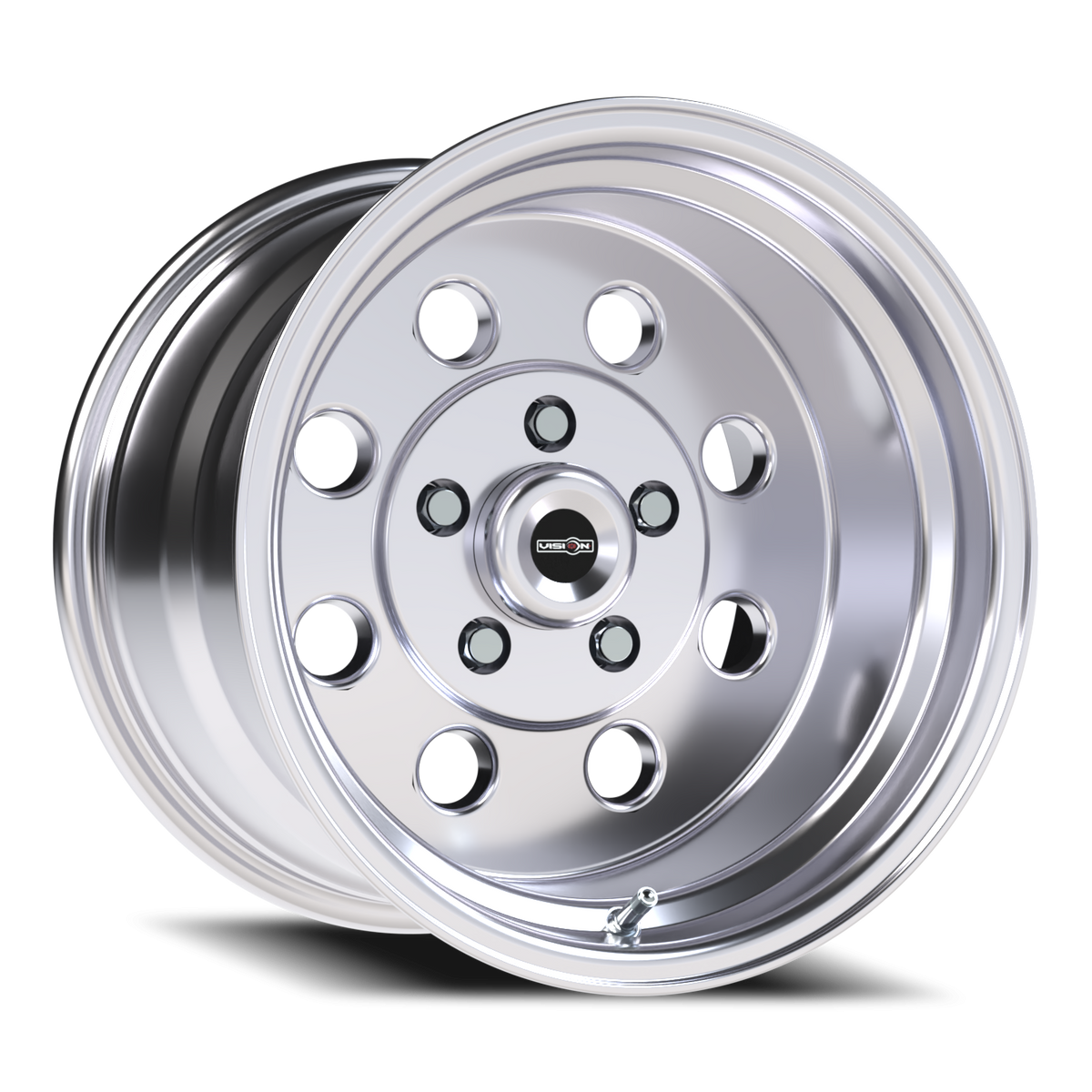 Vision Wheel 531 Polished 15x10 -25 5x120.65mm 83.1mm - Wheelwiz