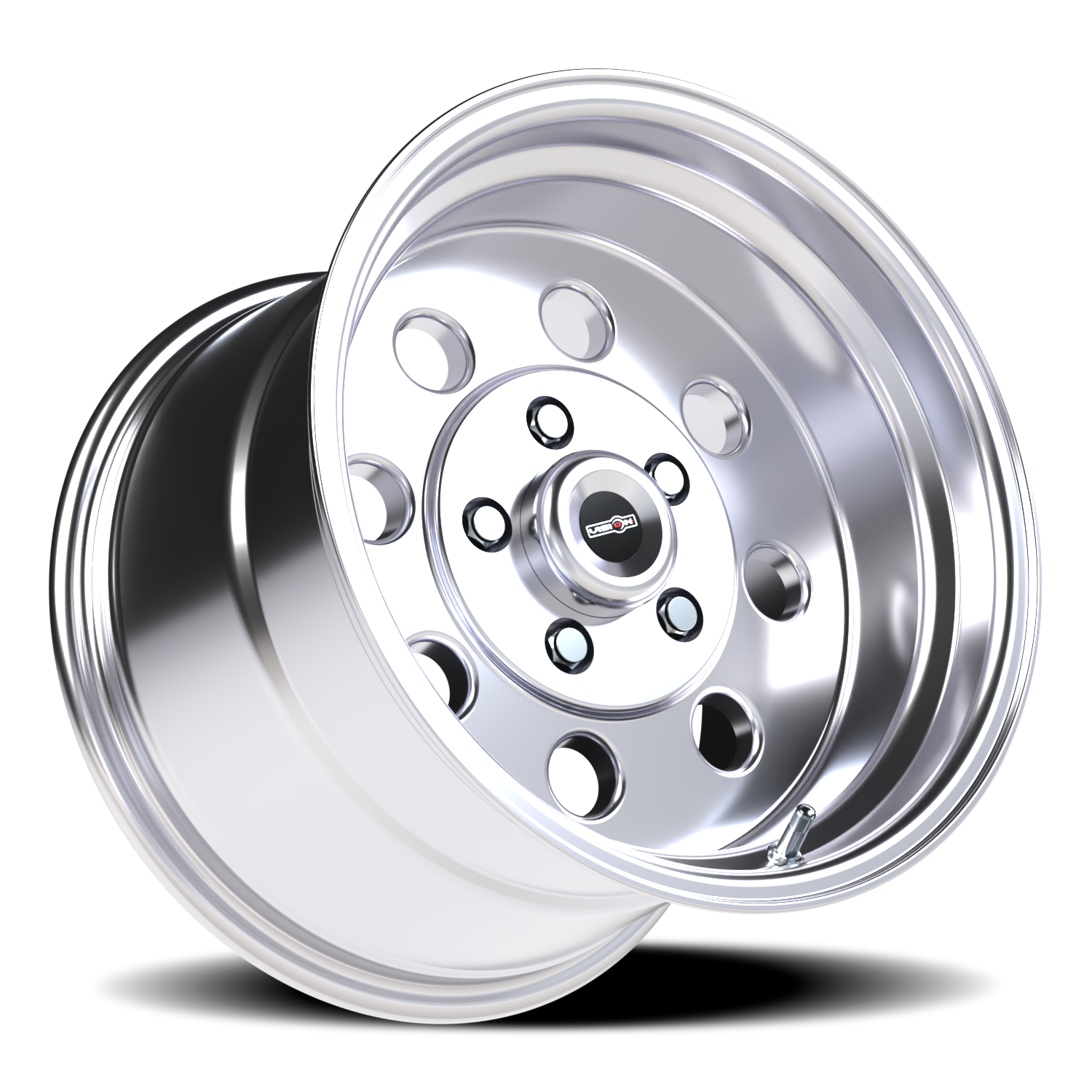Vision Wheel 531 Polished 15x10 0 5x120.65mm 83.1mm - Wheelwiz