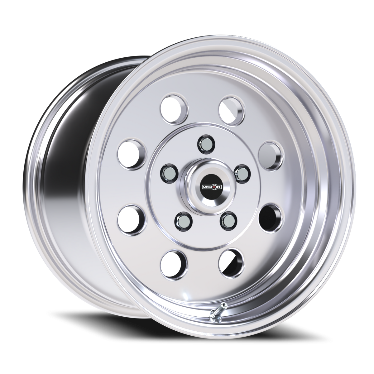 Vision Wheel 531 Polished 15x10 +25 5x114.3mm 83.1mm - Wheelwiz