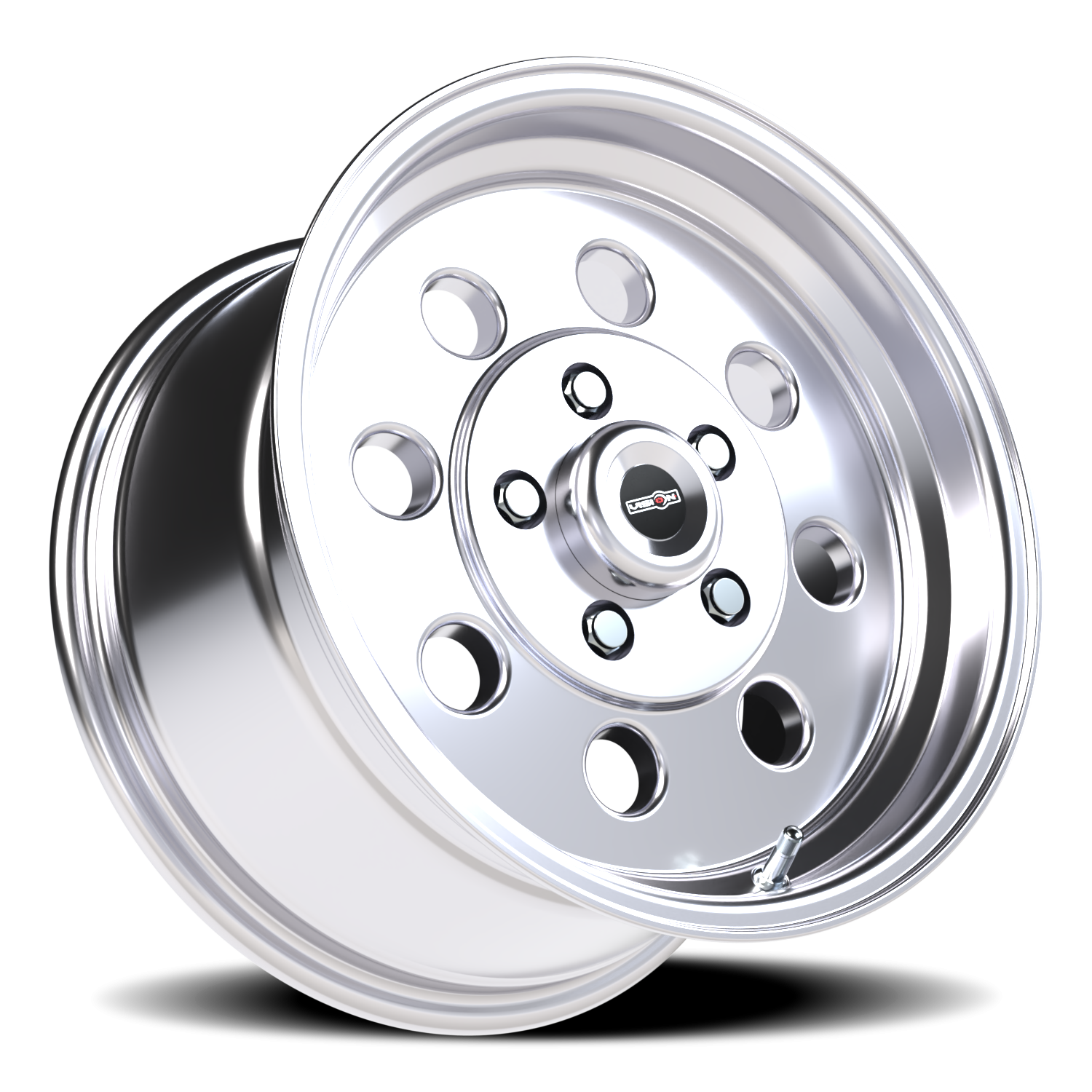 Vision Wheel 531 Polished 15x8 +27 5x120.65mm 83.1mm - Wheelwiz