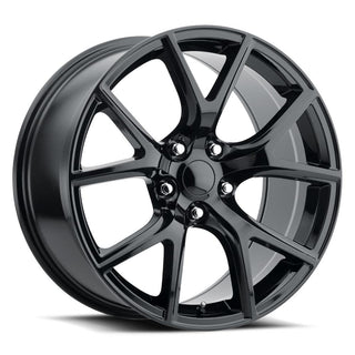 Factory Reproductions FR 75 Gloss Black 20x9 +35 5x127mm 71.5mm