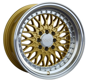 XXR Wheels 536 Hyper Gold / ML 16x8 +20 4x100|4x114.3 73.1mm - Wheelwiz